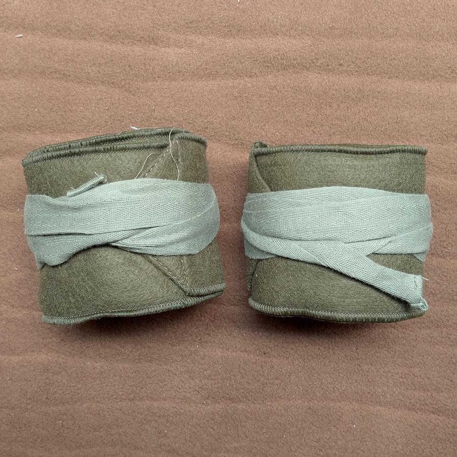 HIJAU WWII WW2 Japan IJA Putee Reproduction for Feet (มีจําหน่ายในเวอร์ชันสีน้ําตาลและสีเขียวสองอัน)