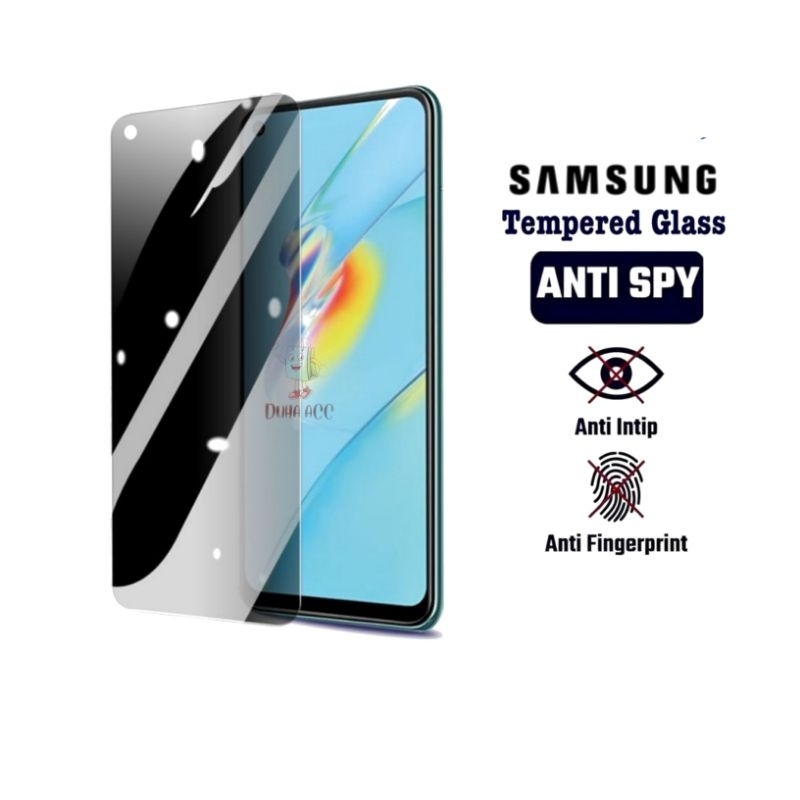 กระจกนิรภัยป้องกันสายลับ Samsung A6+ A72018 A8+ J4+ J6+