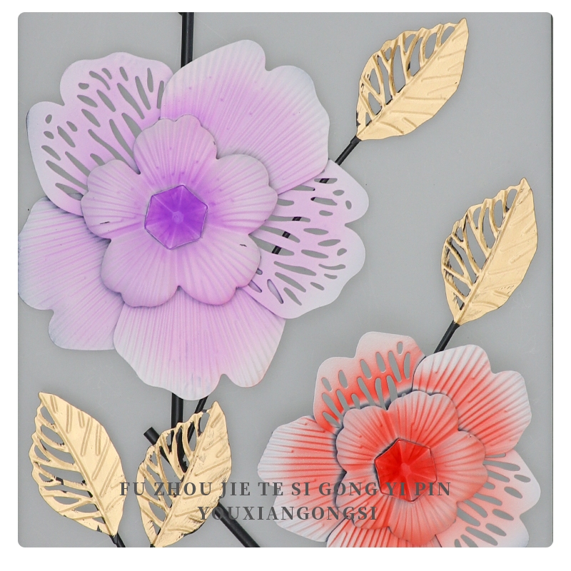 Hot Aesthetic Room Decor / ตกแต่งผนัง Leaf Metal Craft Wall Decor