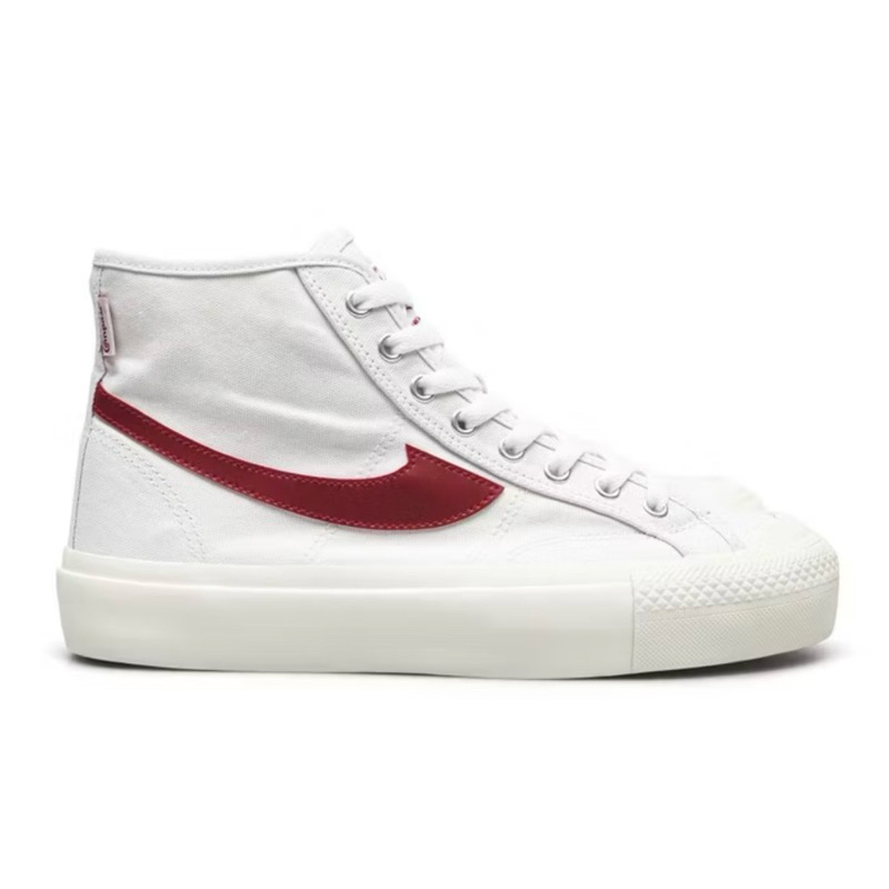 Compass Gazelle Hi White Red Shoes ORIGINAL 100% [BNIB]