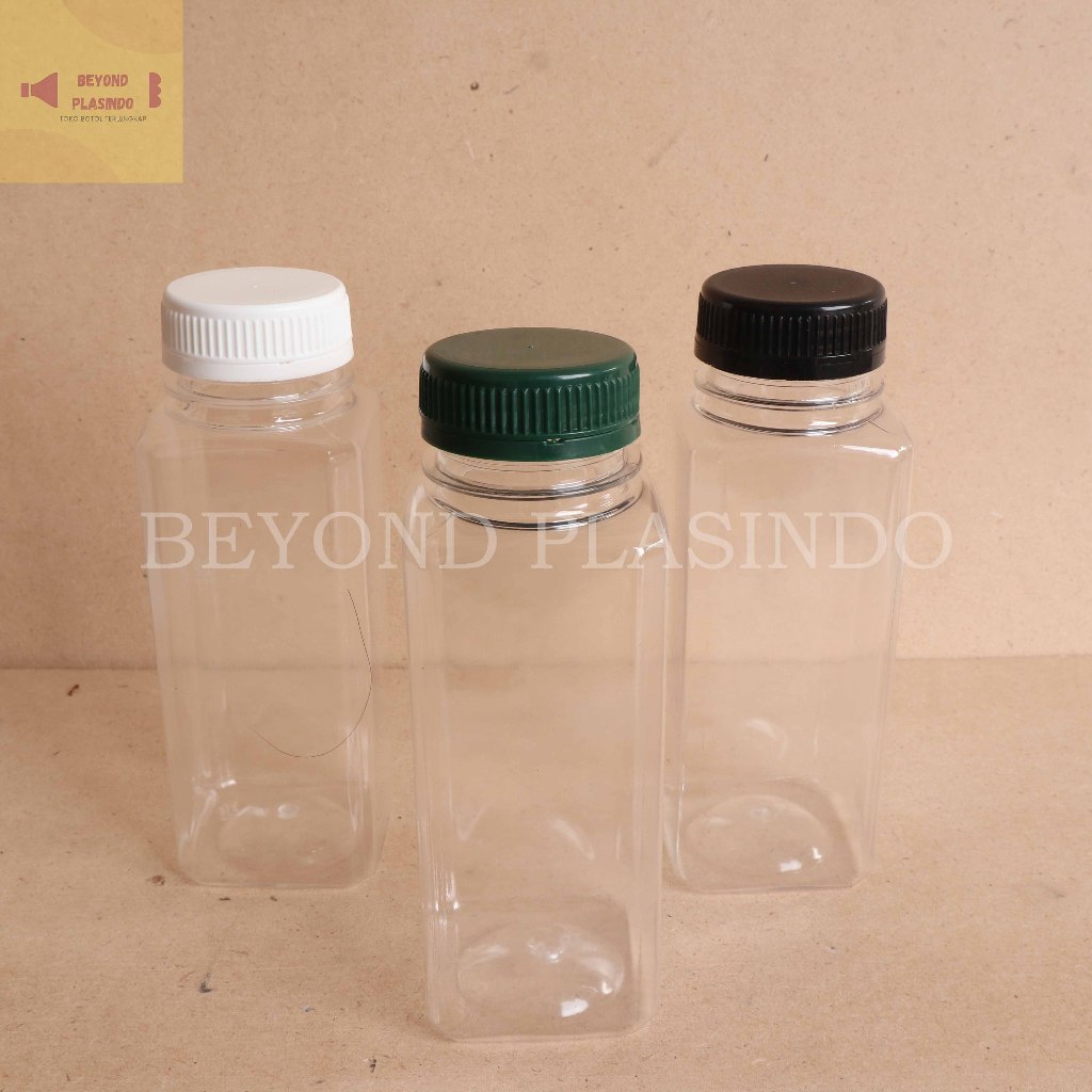 Kick Bottle 250ML/ Kale Bottle Square 250 ml/ ขวดพลาสติก Square 250 ML 22 gr