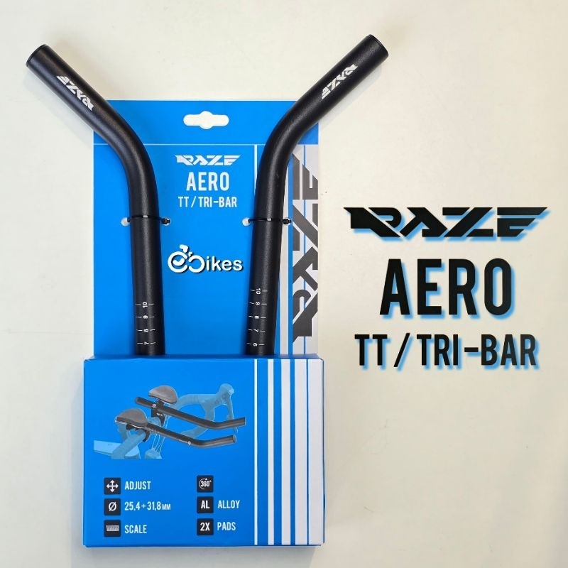 Triathlon RAZE Aero Tri-Bar Racing Bike TT แฮนด์บาร์