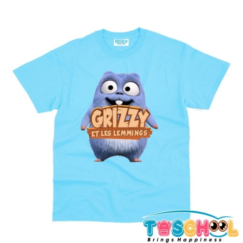 CHILDRENS SHIRT GRIZZY ET LES IMMING