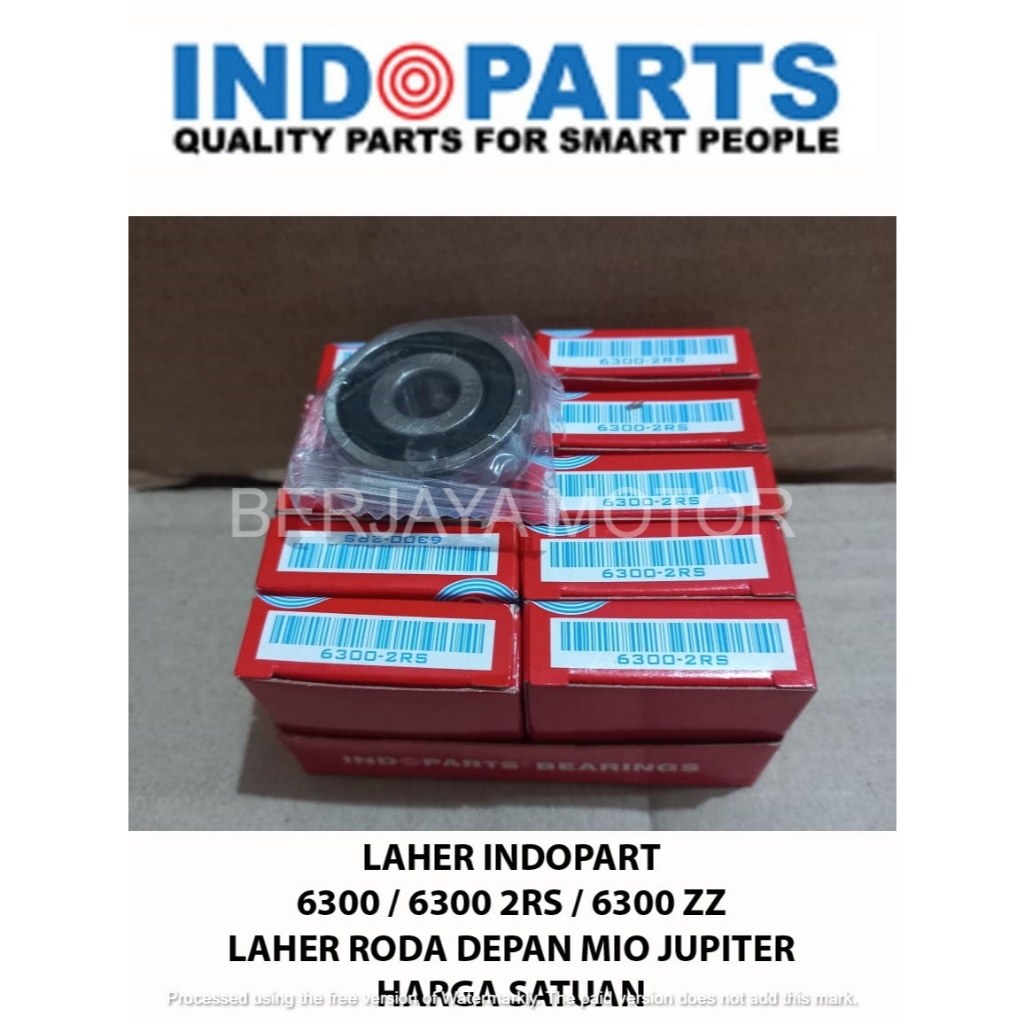 LAHER BEARING 6300 6300 2RS 6300 ZZ ล้อหน้า MIO JUPITER INDOPART