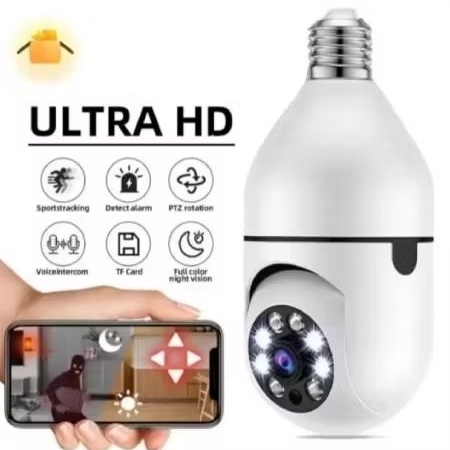 กล้องวงจรปิด IP Wifi Panoramic Pro IP Camera Bulb 360 องศา Panoramic Ysxlite - CCTV BULB