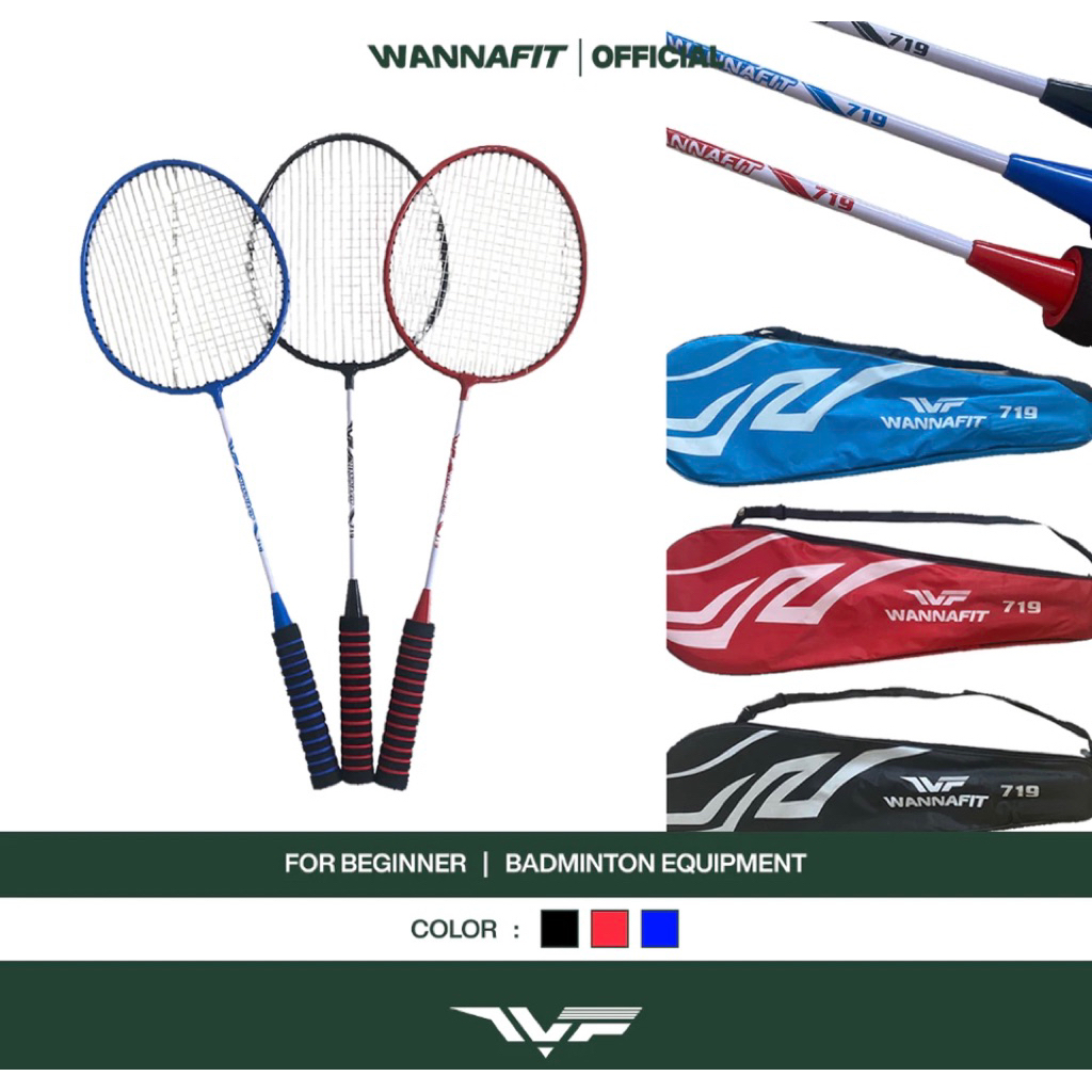ตัวยึด BADMINTON WANNAFIT || WANNAFIT 917 BADMINTON CKET WANNAFIT BADMINTON CKET PAIR OF BANUS TENTE