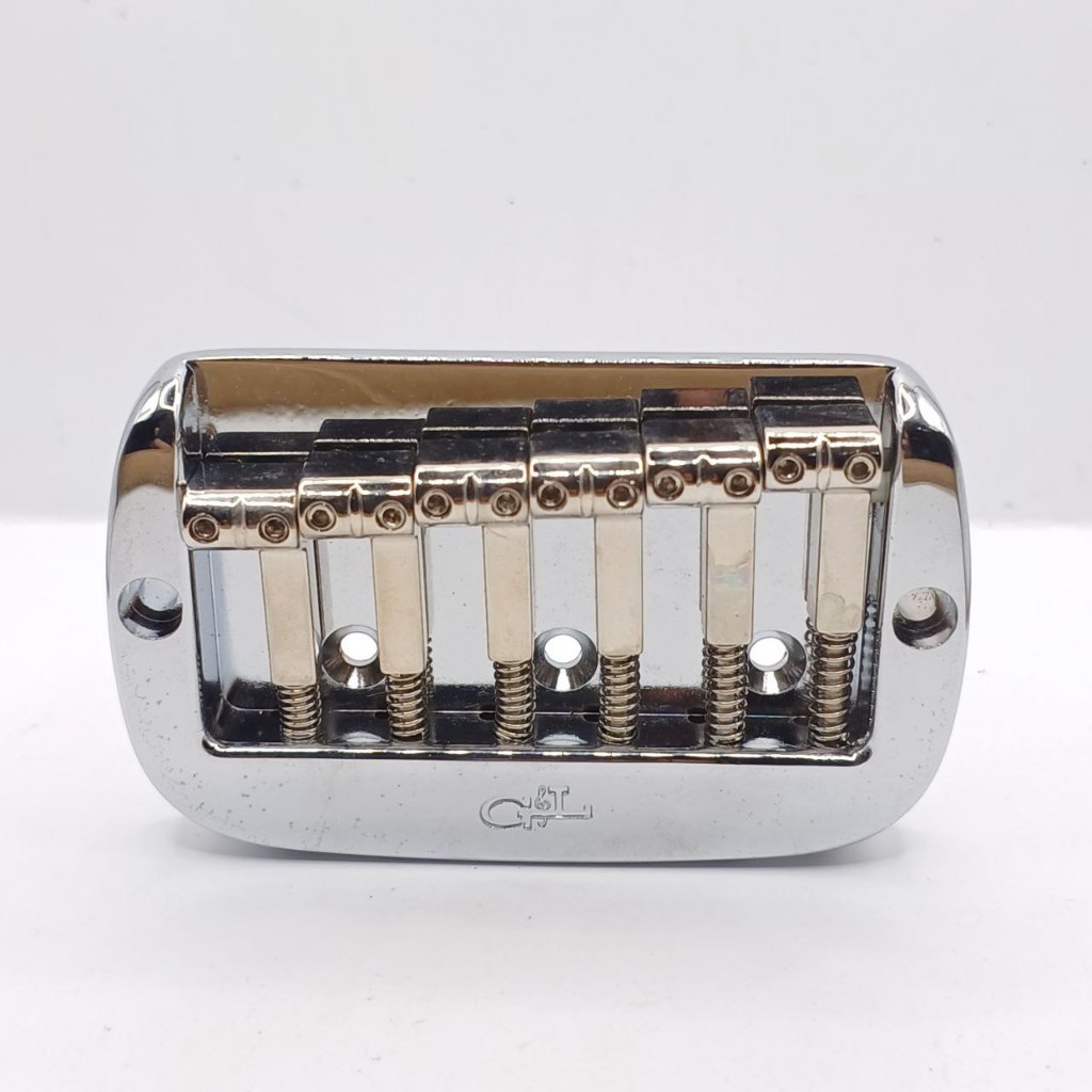 G&L GnL ล็อคอาน 6 สาย Chrome Guitar Bridge