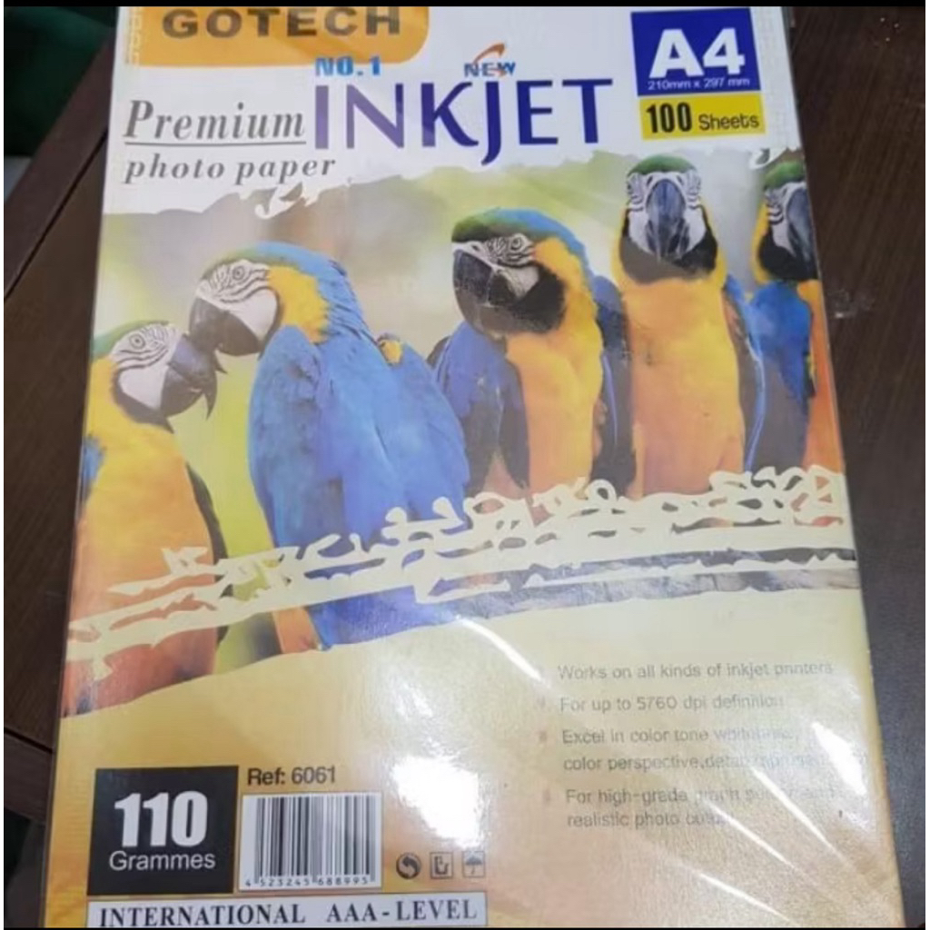 GOTECH INKJET PAPER A4 110 GSM