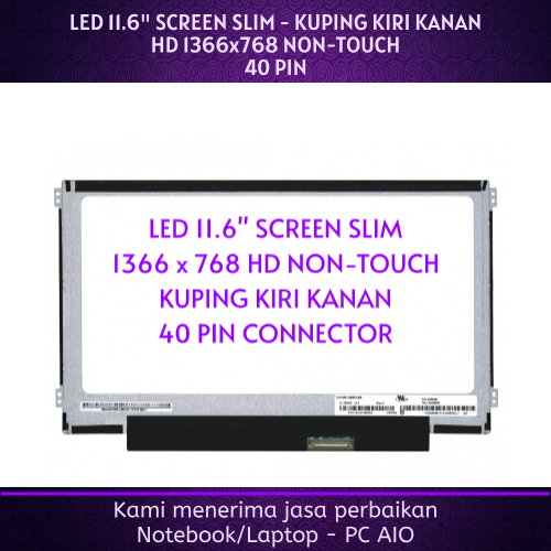 LED LCD 11.6 HP Stream 11-D 11-D019NS 11-D017NF 11-D026TU 11-R 11-R003NX 11-R010CA 11-R051SA 11-F007