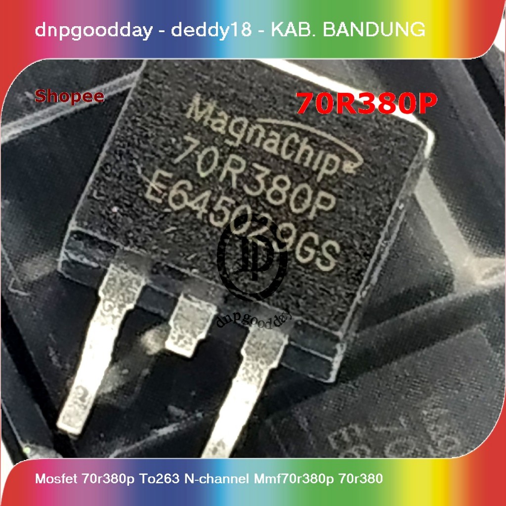 Mosfet 70r380p to263 n-channel mmf70r380p 70r380
