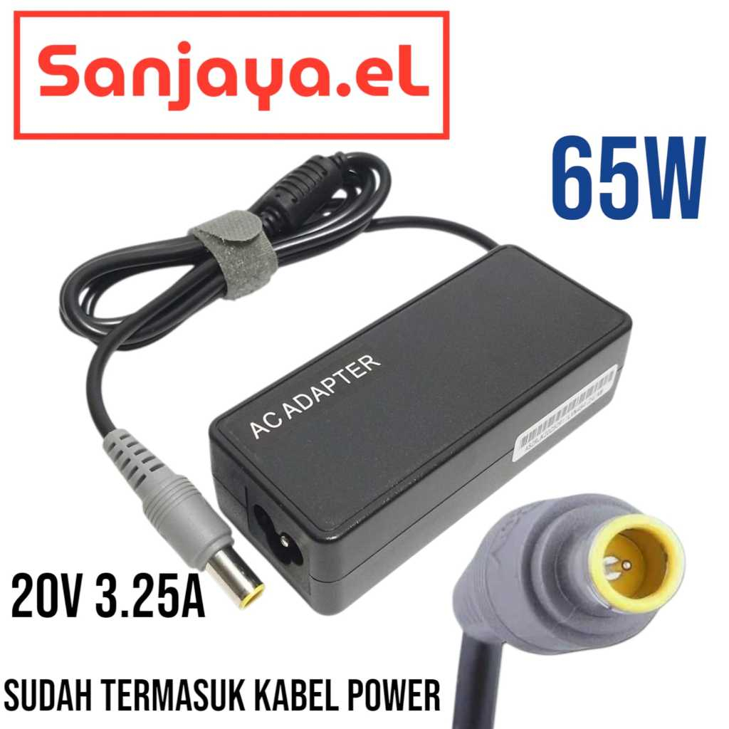อะแดปเตอร์ชาร์จแล็ปท็อป LEN Thinkpad 20V 3.25A 65W T410 T420 T430 T400s T420 T400 X220 X230 X230S