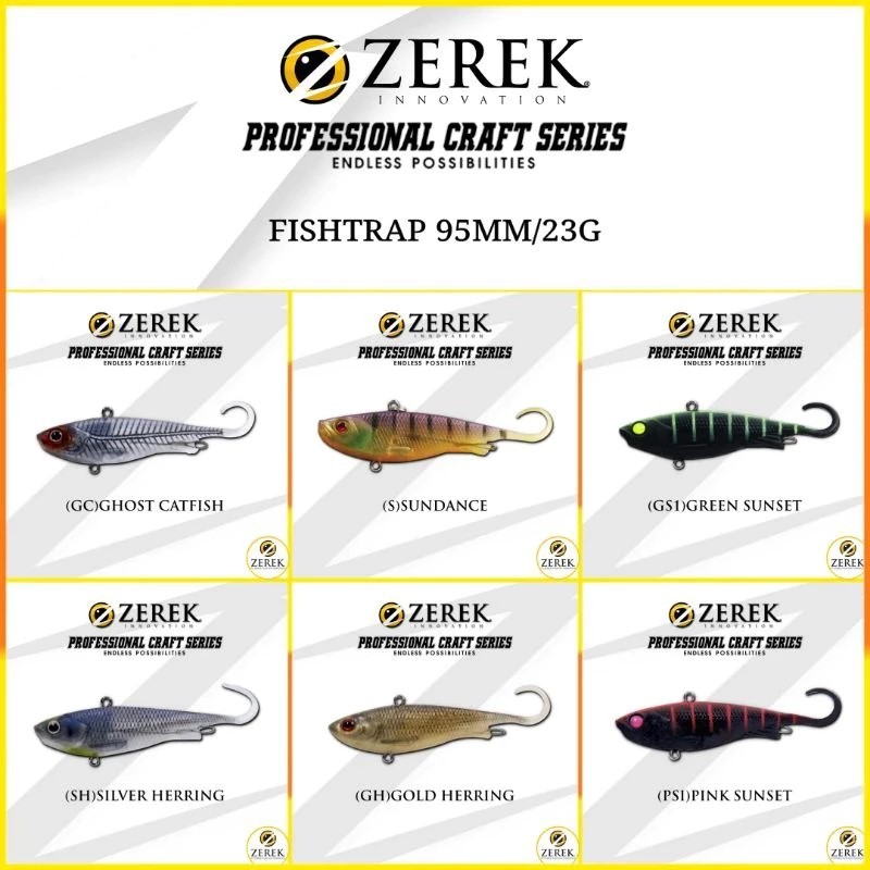 ZEREK FISH TRAP CASTING BAIT 65 MM & 95MM & 110 MM