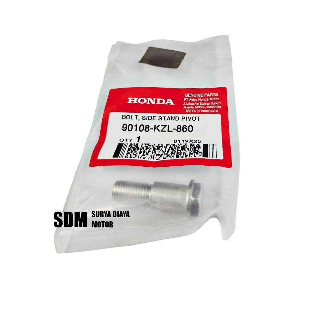 Bolt Side Stand Pivot PCX Scoopy FI eSP Vario 125 FI eSP Vario 150 eSP Original AHM 90108-KZL-860
