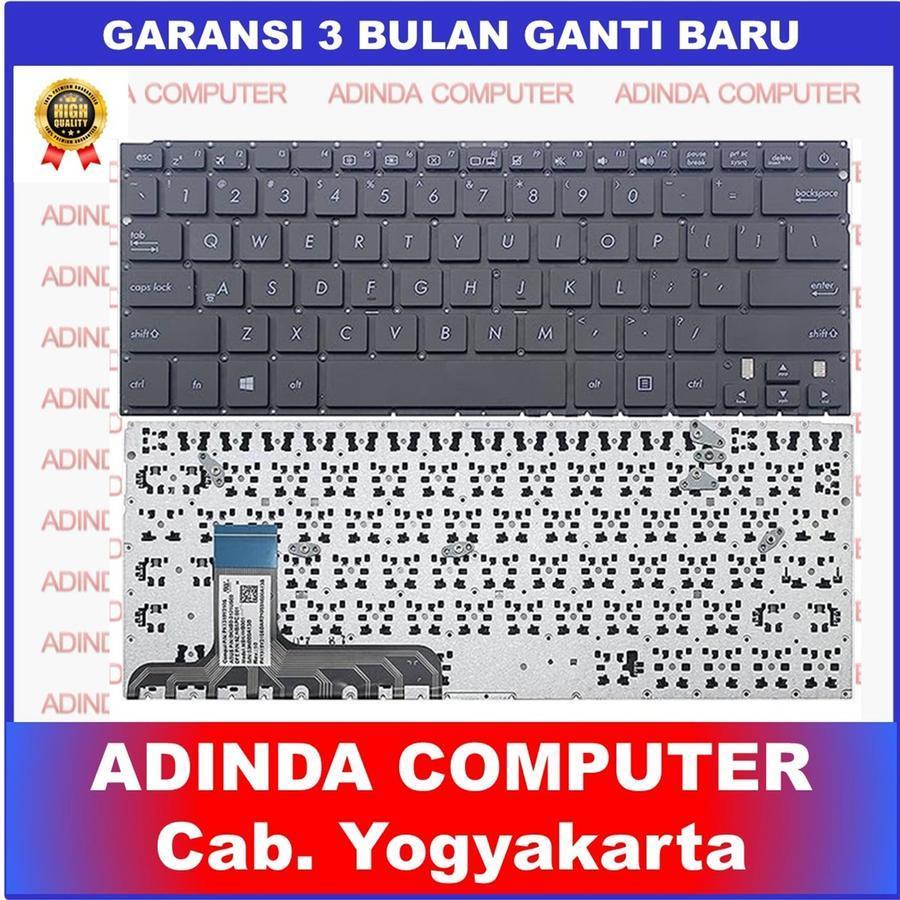 Asus Zenbook UX305 UX305F UX305FA UX305UA UX305CA UX305LA คีย์บอร์ดสีดํา