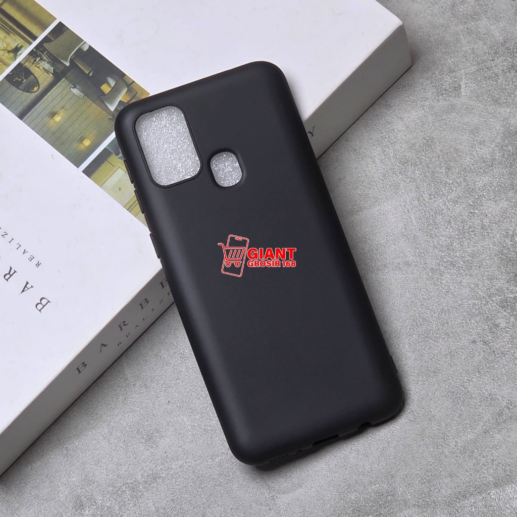 SAMSUNG M31 CASE MACAROON BLACK SILICON สีดํา SAMSUNG M31