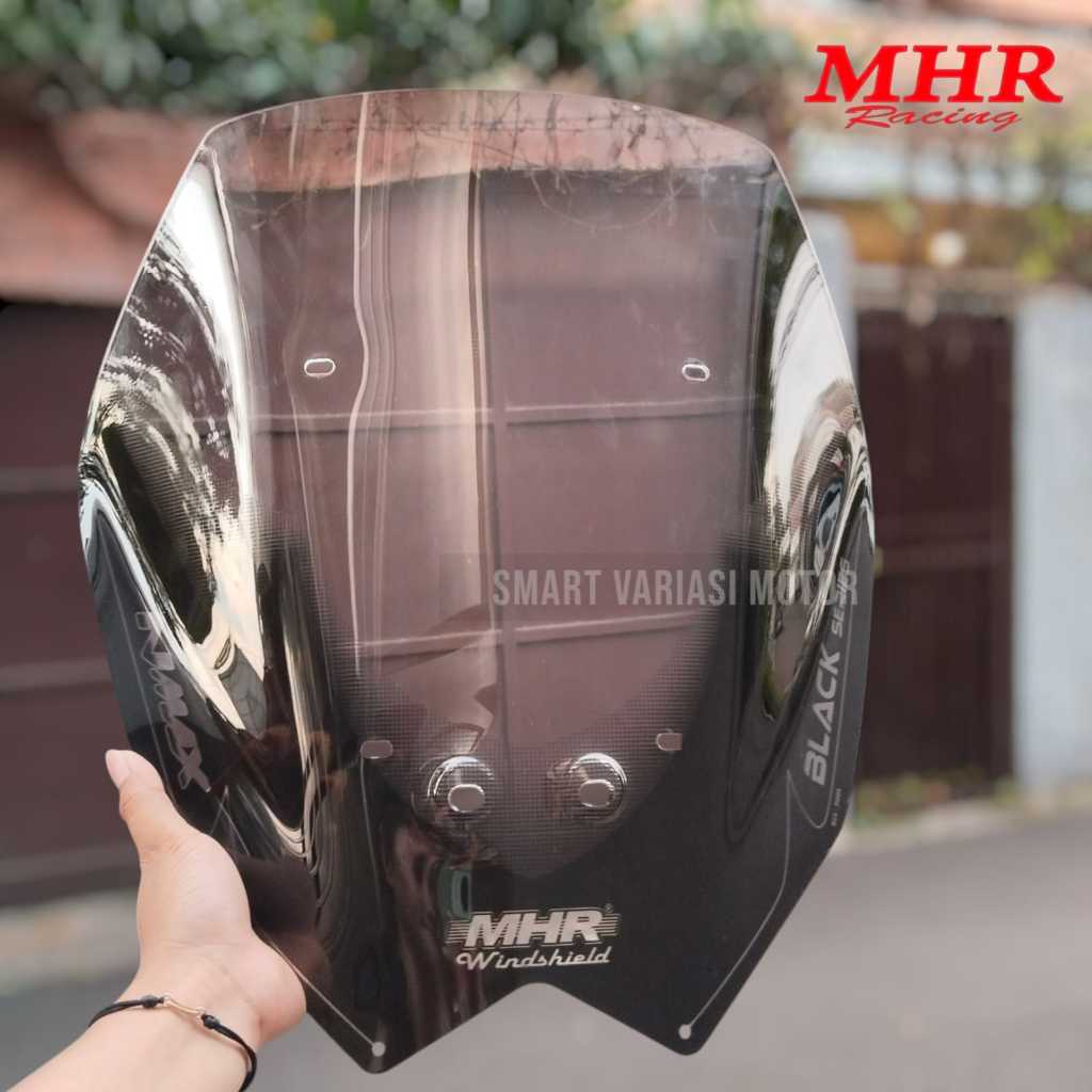 MHR- กระจกกระบังหน้าซิ่ง อะคริลิค BL 005 Nmax Turbo \ Nmax Neo \ Nmax neos - ของแท้ 100%