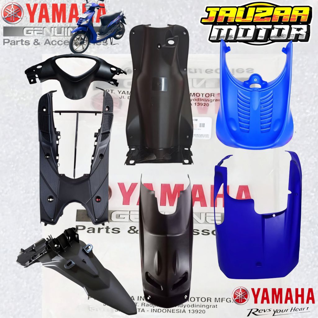 FULL FUL BODY COVER ROUGH MIO SPORTY BLUE BLACK 2005 2007 ORIGINAL YAMAHA