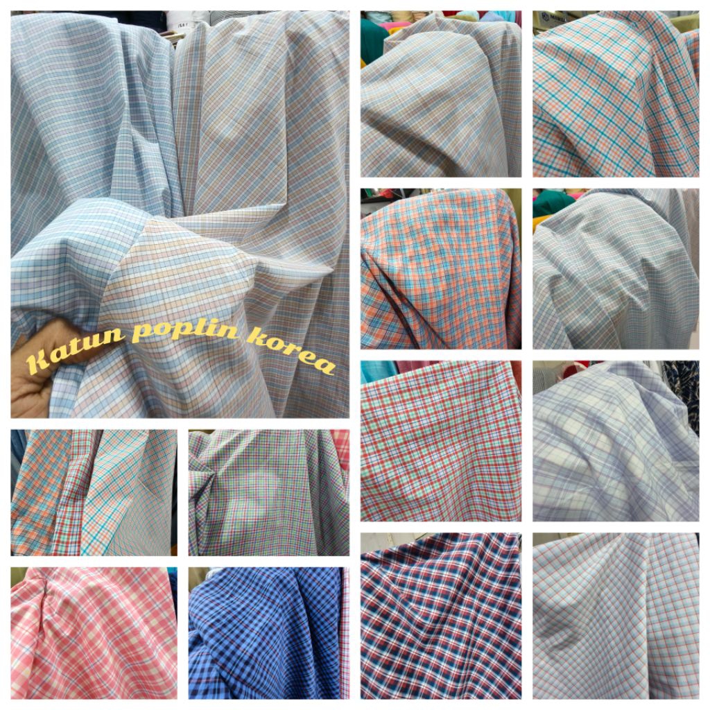 KATUN ผ้าคอตตอนคอตตอนยืดเกาหลี (ราคา 50cm/0.5mtr)