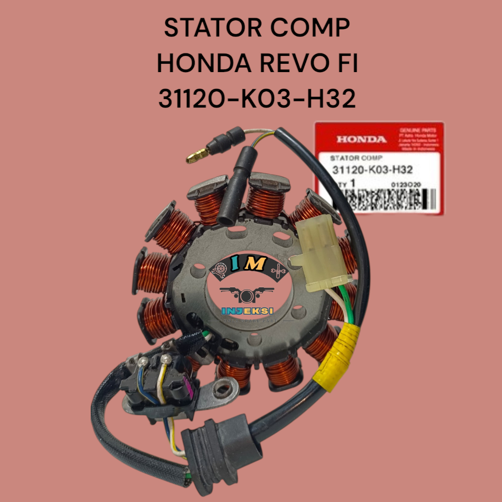 SPUL SPOL STATOR COMP REVO FI ORIGINAL DENSITY (DS) 31120-K03-H32