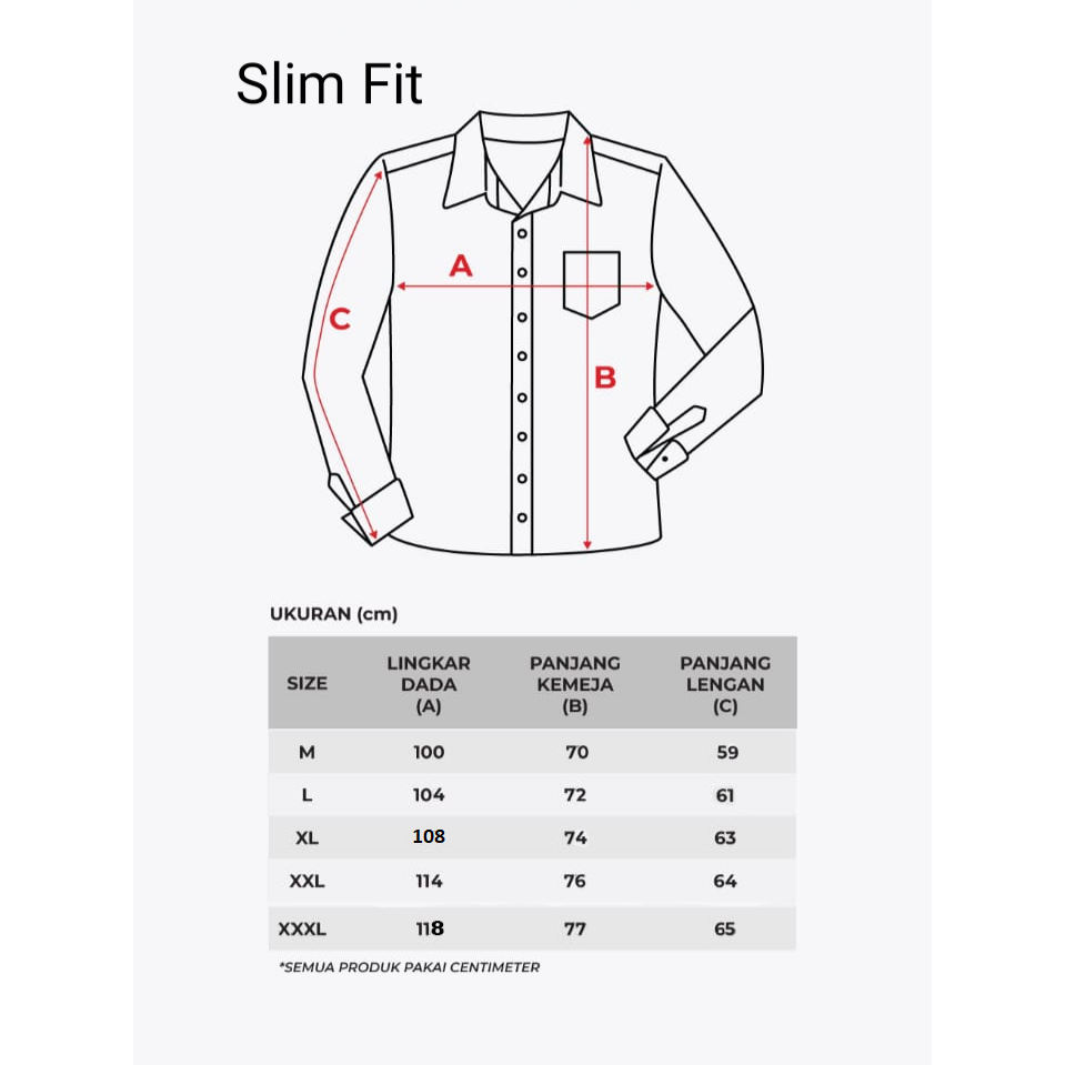 KEMEJA KATUN Value Pack เสื้อเชิ้ตผ้าฝ้ายแขนยาวผู้ชาย Slim Fit มีสไตล์ Casual & Official