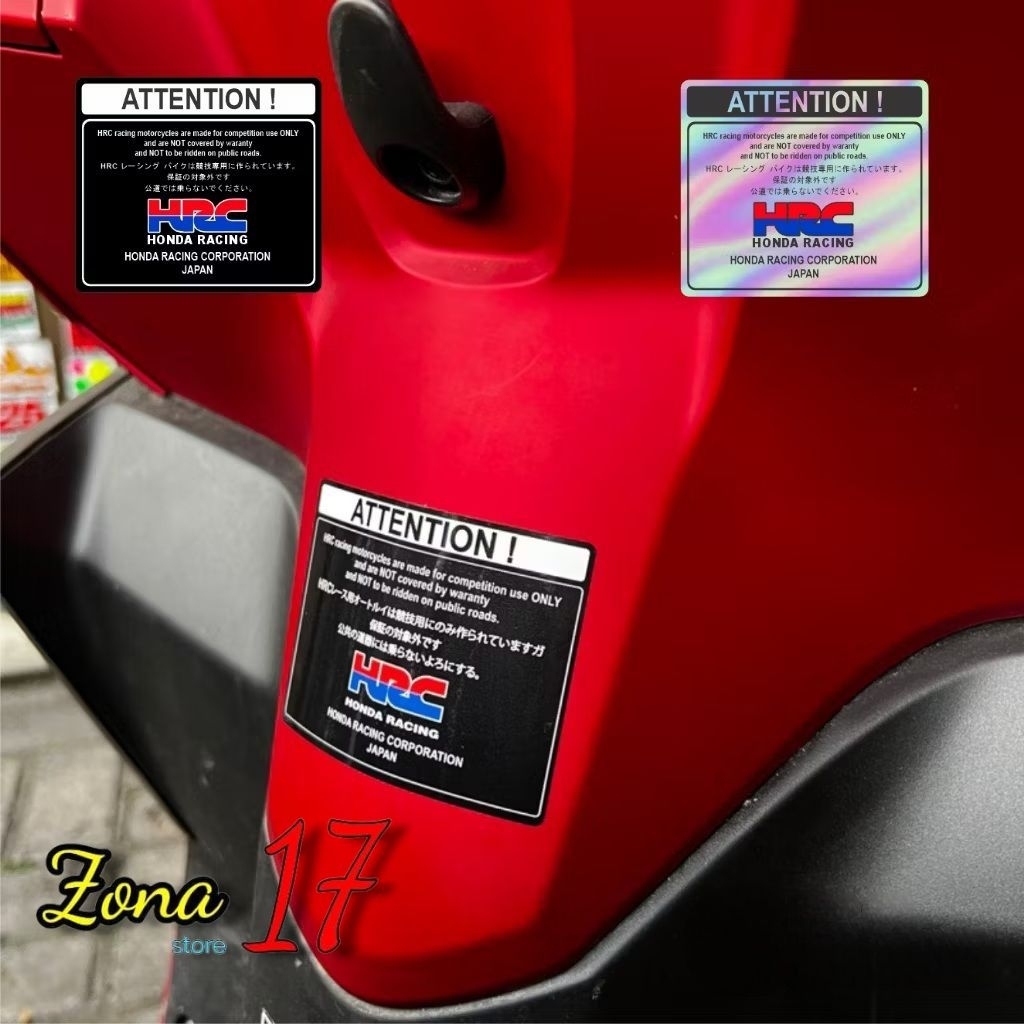HRC ATTENTION สติ๊กเกอร์ VARIO DECK สติ๊กเกอร์ HOLOGRAM CUTTING