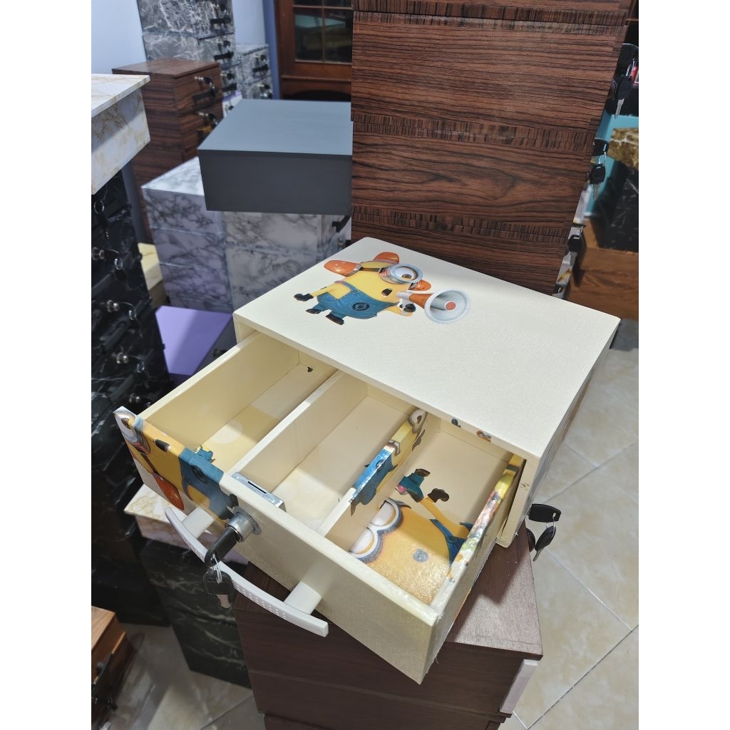 3-DRAWER MULTI-PURPOSE DRAWER CHARACTER STALL DRAWER