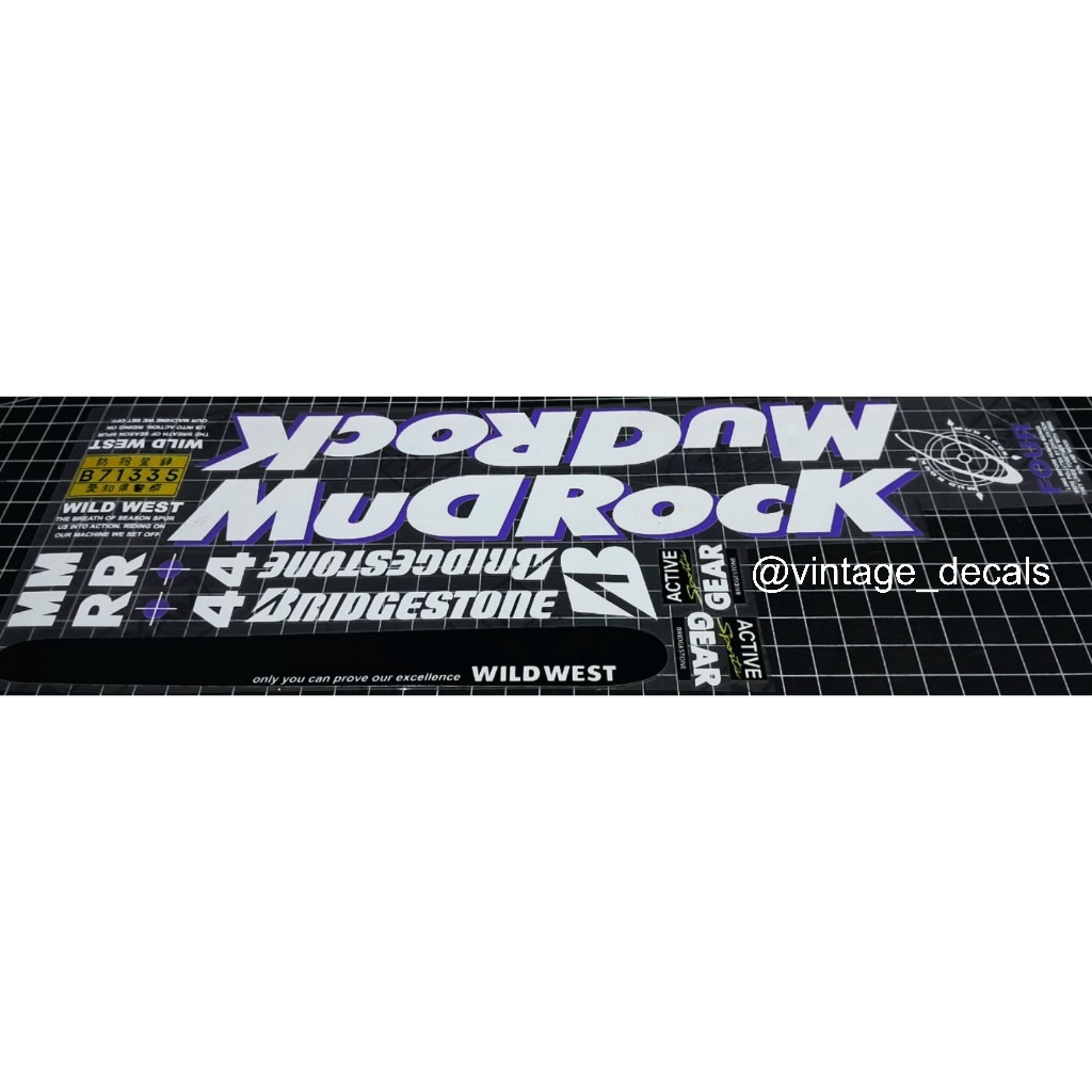 สติ๊กเกอร์ทดแทน Bridgestone MUDROCK MR4