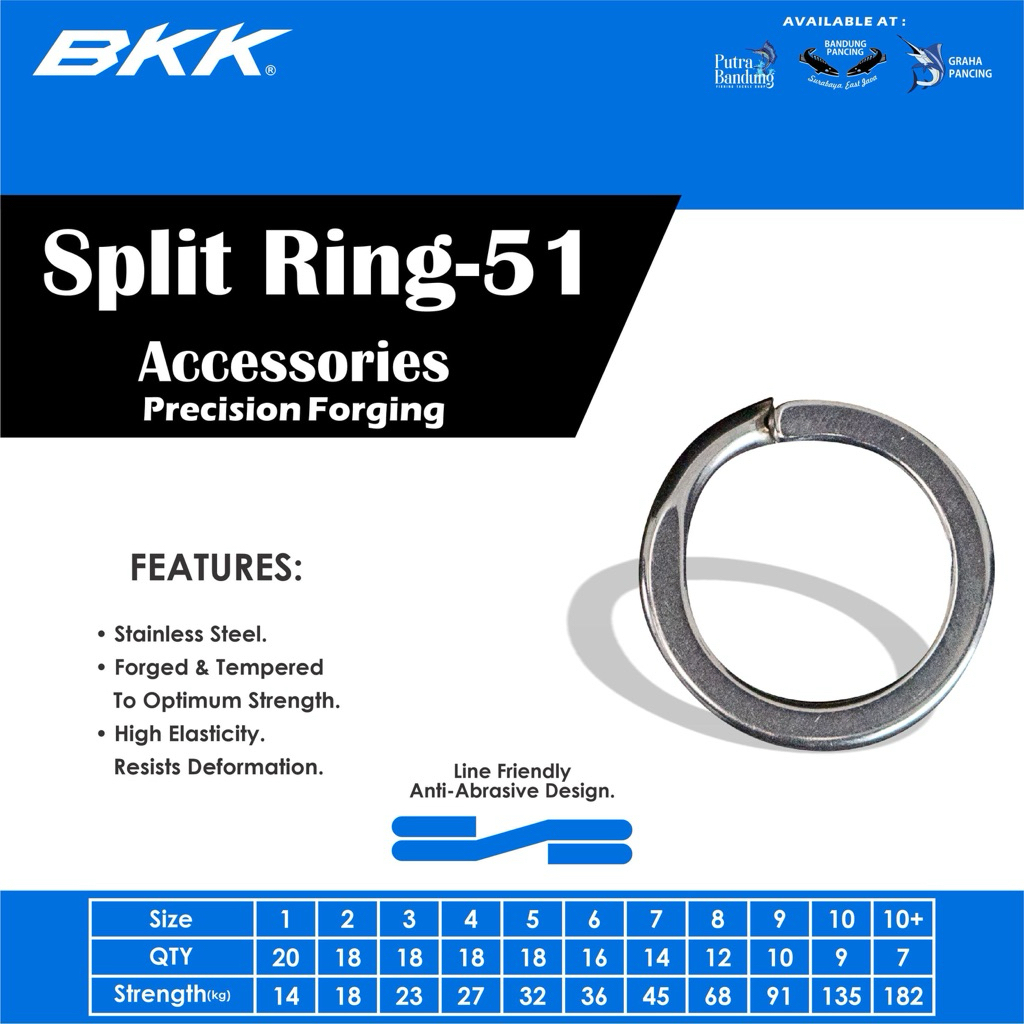 BKK SPLIT RING 51***