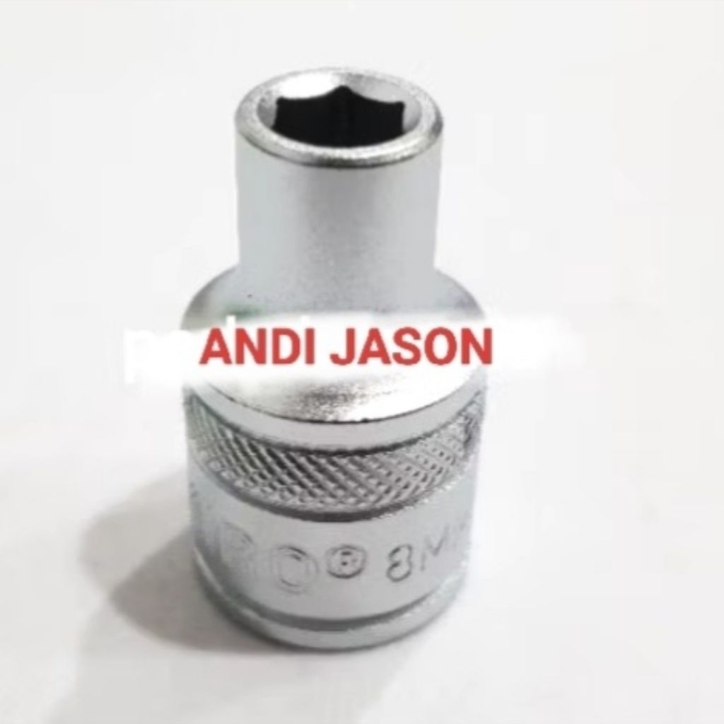 MATA SOCCK1/2"X 8mm PT 6 TEKIRO 8 MM SOCKET PT 12