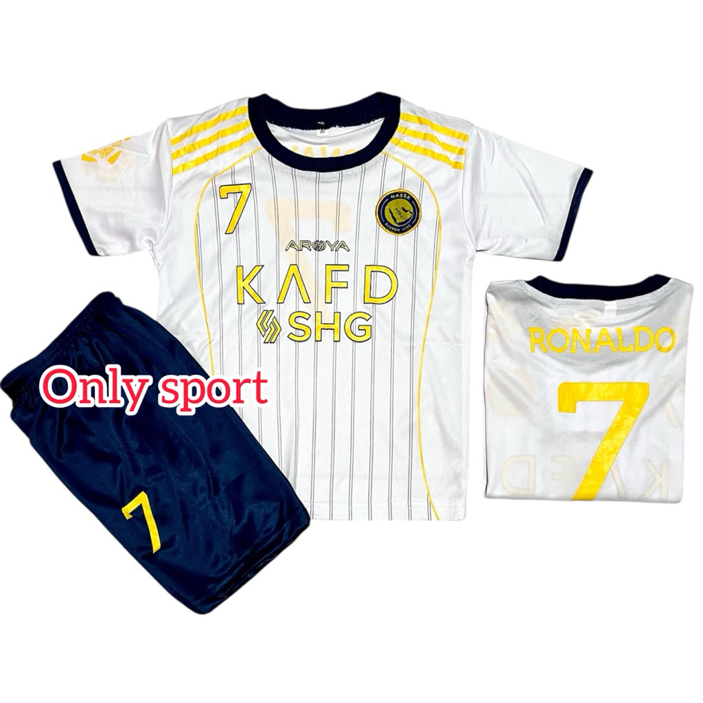 ชุดเสื้อฟุตบอล AL NASSR KIDS ใหม่ล่าสุด