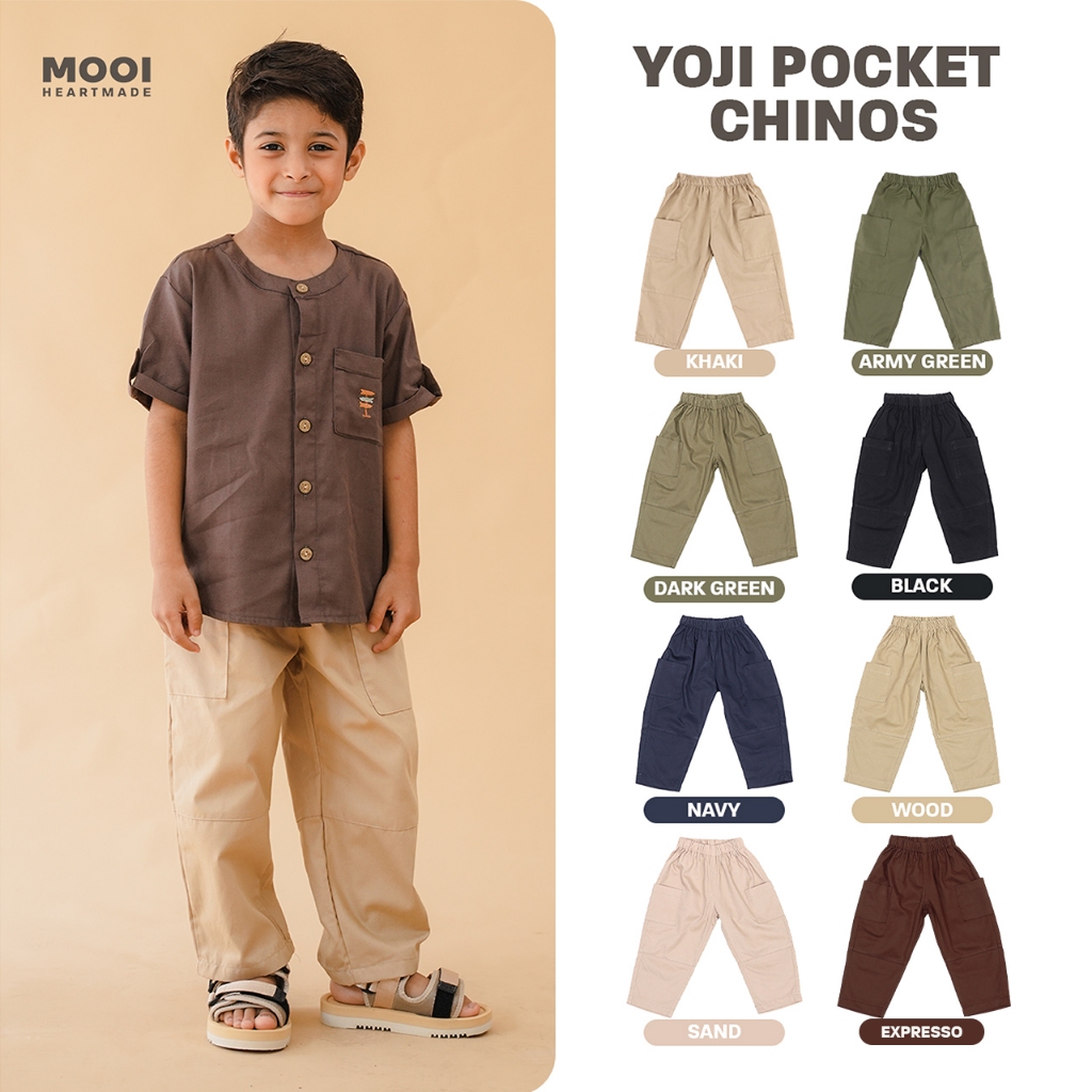 Mooi Yoji Pocket Pants สําหรับเด็ก