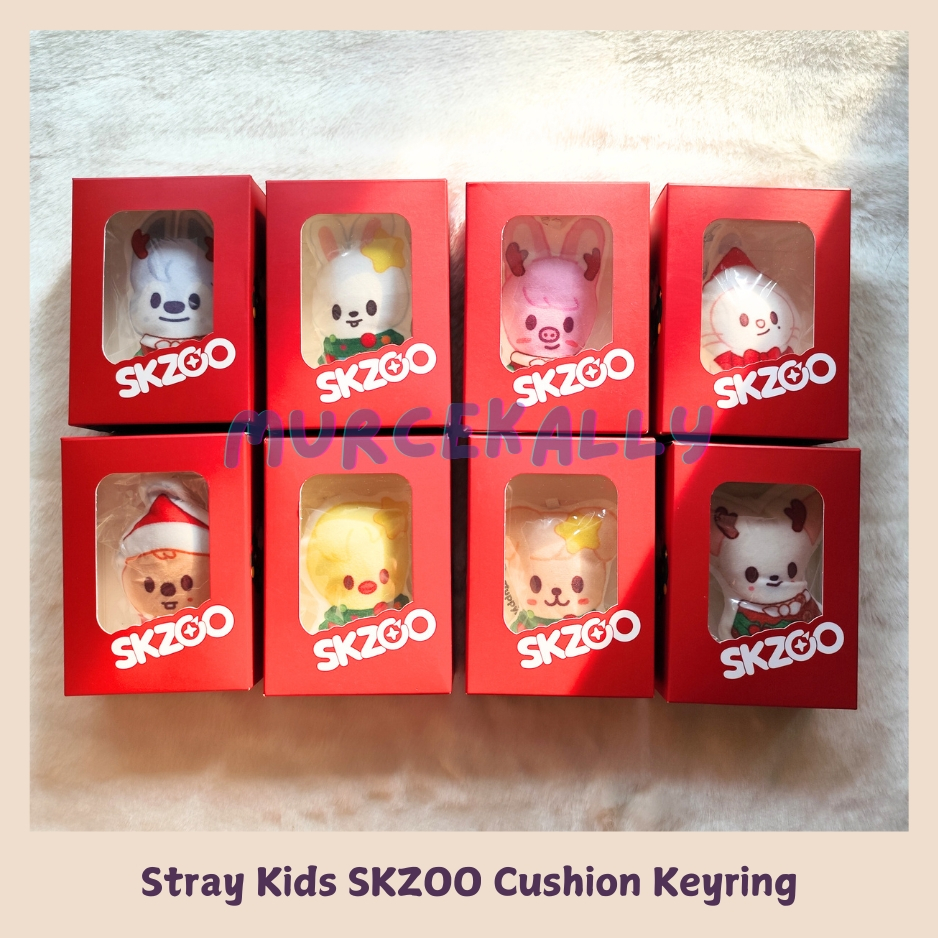 [BONUS PC NACIFIC] พวงกุญแจเบาะ Stray Kids SKZOO – SKZSHOP Pop-Up Store MD (อย่างเป็นทางการ)