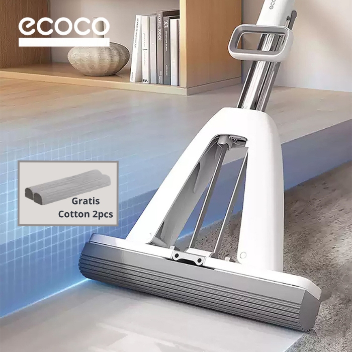 ECOCO ไม้ถูพื้นฟองน้ําแบบพับได้ - ไม้ถูพื้นฟองน้ําสําหรับห้องน้ํา ครัวเรือน ไม้ถูพื้นฟองน้ําแบบพับได
