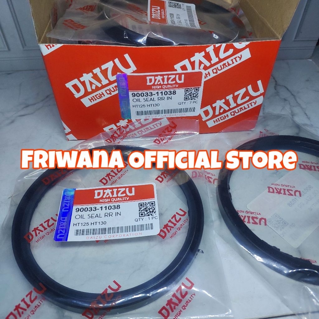 ซีลน้ํามันหลังใน HT125 HT130 90033-11038