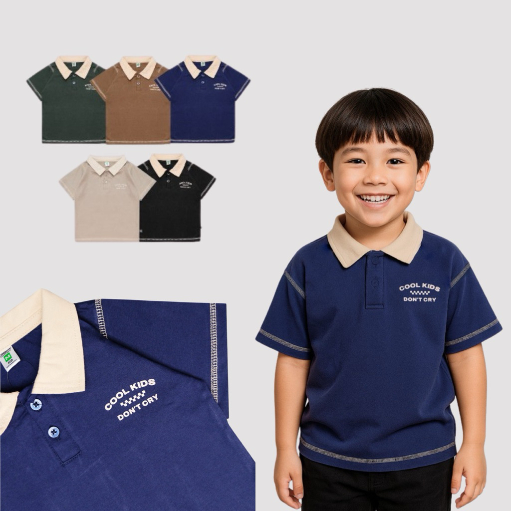 Coolkids Polo Tee - เสื้อคอปกเด็ก