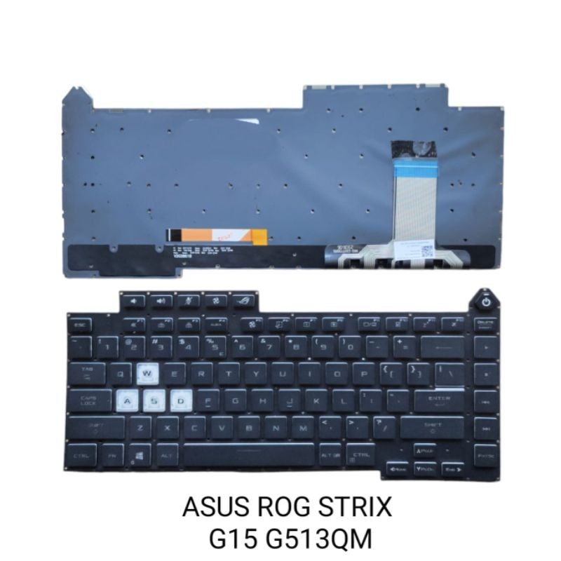 ASUS ROG STRAX G15 G513 G513GT G513R G513RC G513QG G513QY G513X RGB BACKLIT BACKLITE BACKLIGHT คีย์บ
