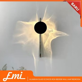 Lampu Dinding LED Atmosphere Night Light Modern Creative Wall Light Stainless Steel Science Fiction Lamp