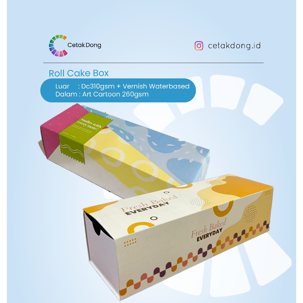 ROLL CAKE BOX / ROLL CAKE / LEGIT LAYER / BROWNIES / BREAD / FANCY