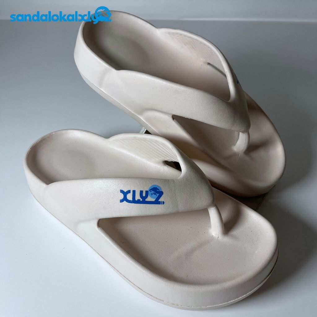 Sandalocal Cloud Cream Platform Rubber Flip Flops