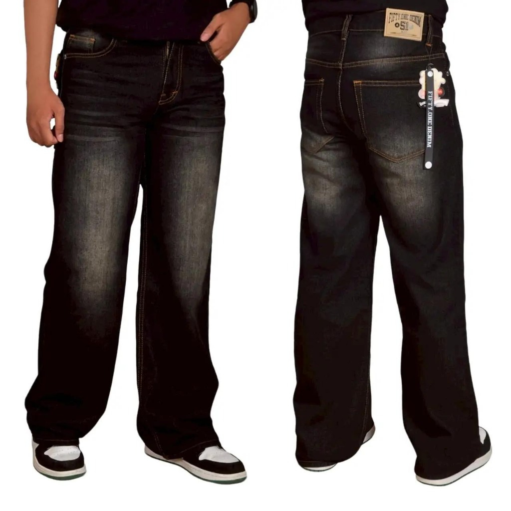 FIFTY ONE DENIM Baggy Jeans กางเกงยีนส์ผู้ชาย Baggy