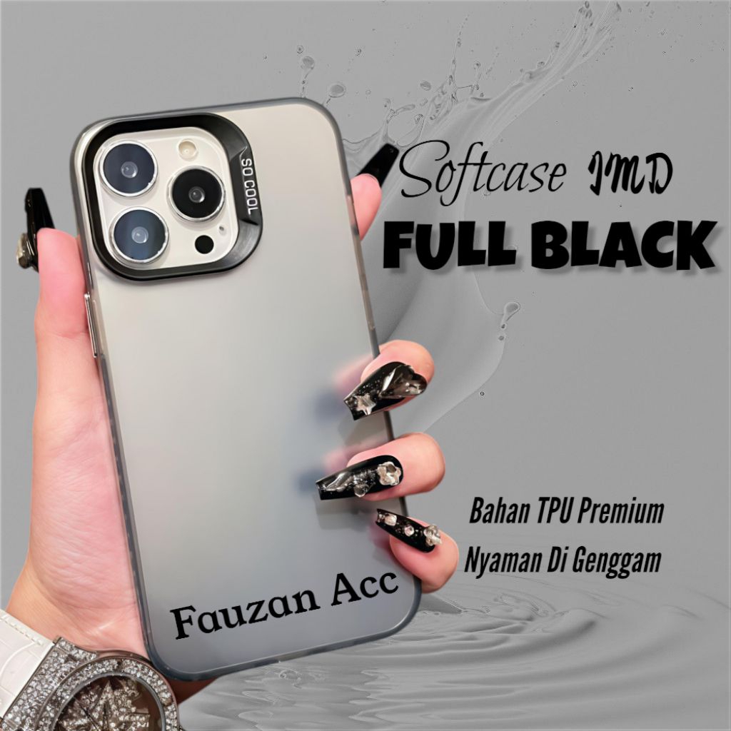 เคส เคส imd สีดําเต็ม POCO X8 PRO X8 PRO MAX X6 5G X6 PRO 5G X7 5G X7 PRO 5G Softcase IMD Hybridplat