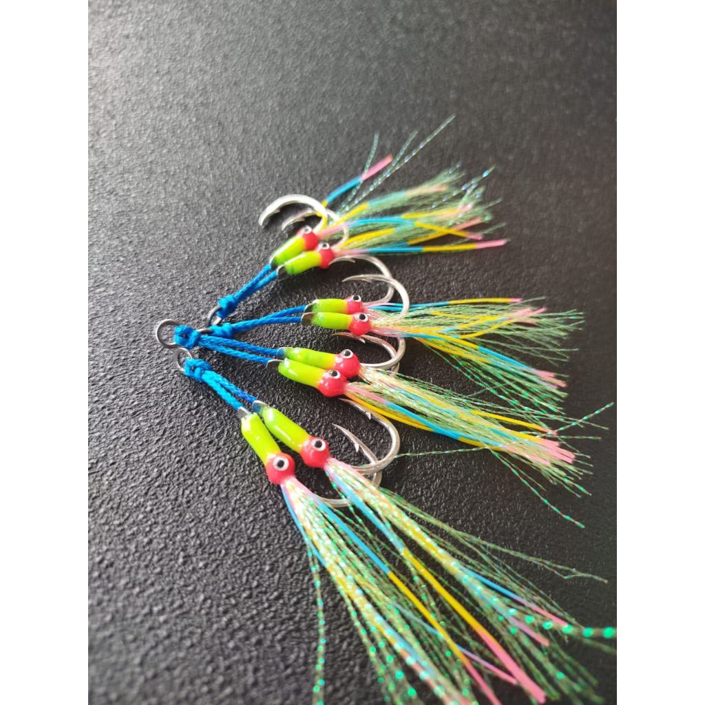 Isema Assist Hook สําหรับเหยื่อจิ๊กโลหะขนาด 16, 18, 20