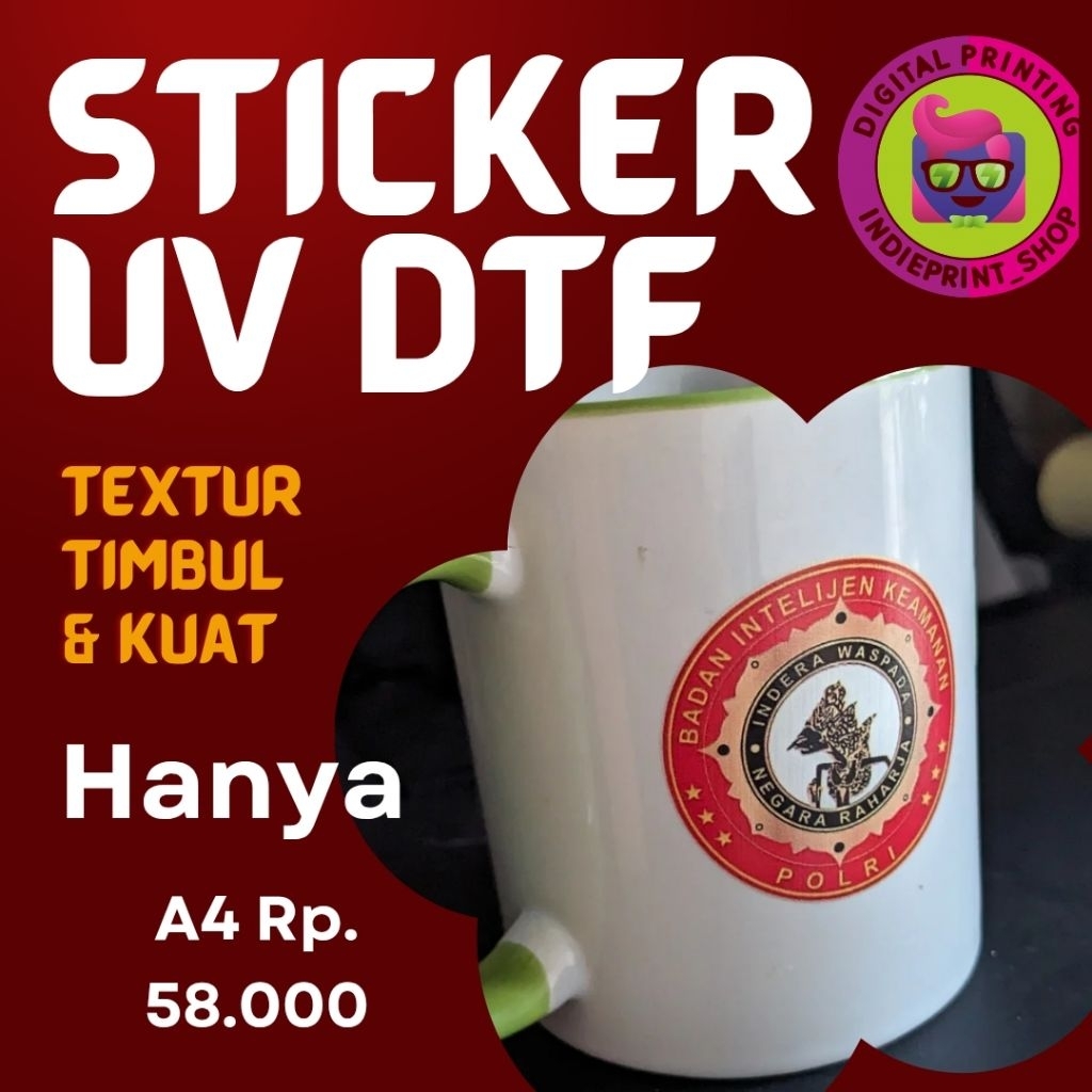 DTF UV STICKER PRINTING (RAISED & STRONG)