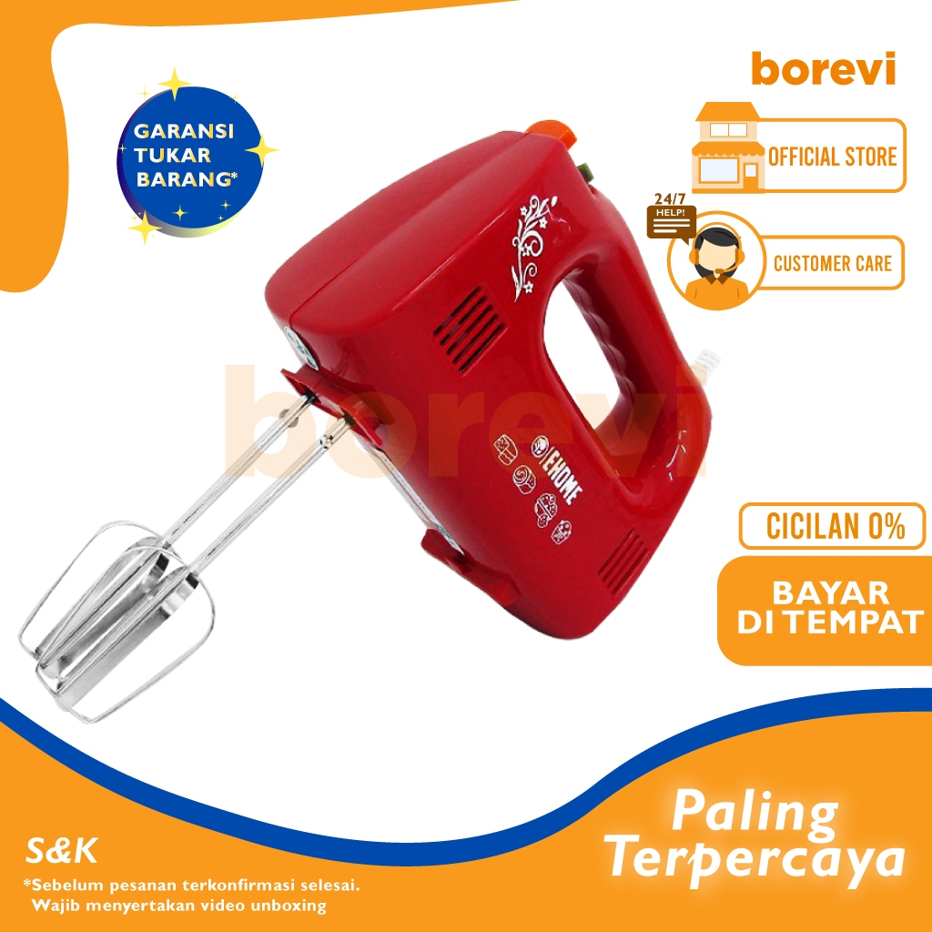 Ehome Emx 6081 เครื่องผสมมือแบบพกพา เครื่องผสมแป้ง Emx6801