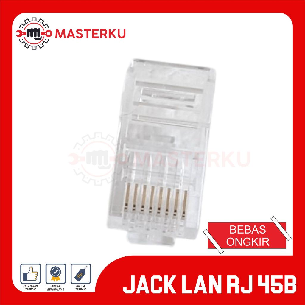 RJ 45 B LAN JACK/RJ45 CONNECTOR/ETHERNET NET CONNECTOR/RJ45 LAN CONNECTOR รุ่น B