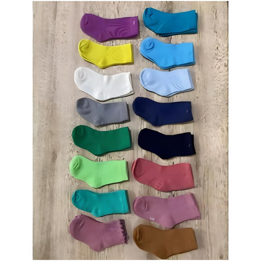 ถุงเท้าเด็กสี PLAIN FOR BOYS & GIRLS 0-6 MONTHS & 7-12 MONTHS คุณภาพระดับพรีเมียมพิเศษ!!!