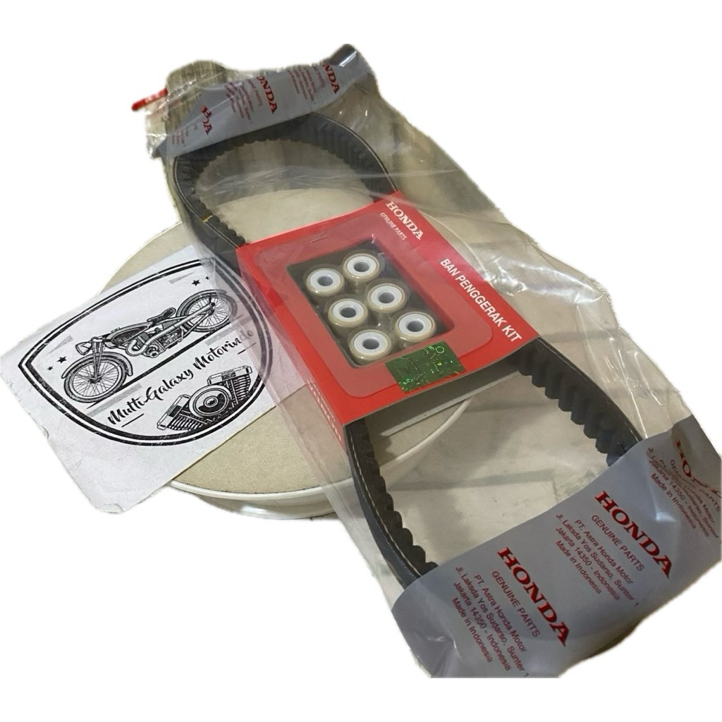 VANBELT + ROLLER HONDA BEAT POP - VARIO eSP - SCOOPY eSP (23100-K44-BA0)