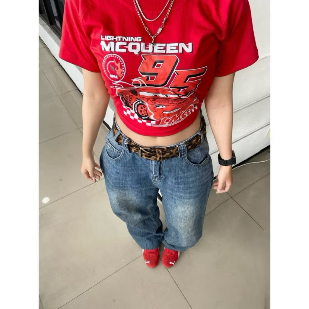 McQueen Baby Tee / Longslvee / Crop Tee / Crop Top / เสื้อยืดผู้หญิงธรรมดา, ท็อปส์ซูผู้หญิง, เสื้อคร