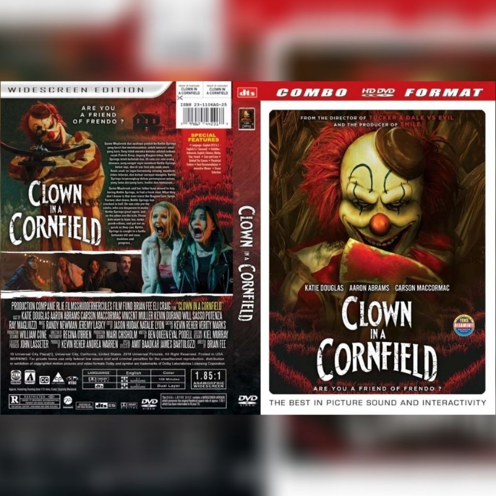 CLOWN IN A CORNFIELD FILM CASSETTE .2025 - LATEST - HD