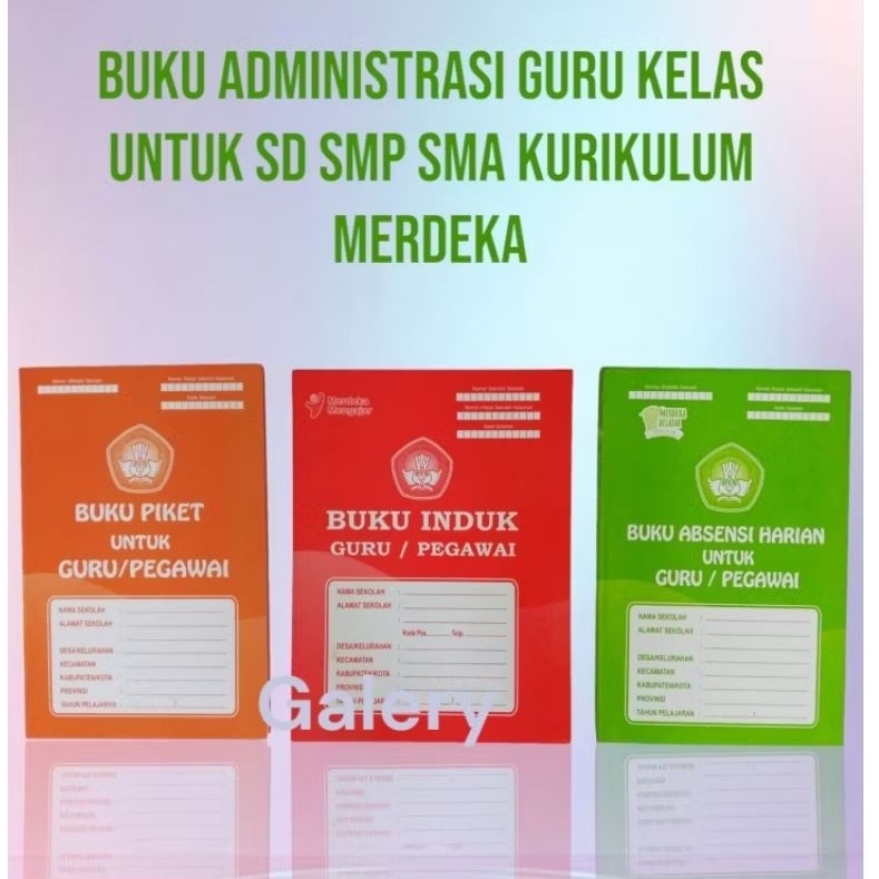 บรรจุุภัณฑ์ 3 เล่ม ชาเชอร์ ADMINISTRATION BOOKS/TECHER MASTER BOOKS, DAILY ABSENCE BOOKS